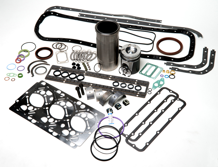 engine kit parts industrial photography